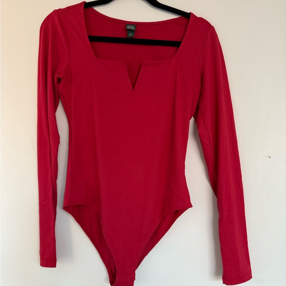 Wild Fable Red Bodysuit - size Medium